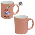 11 Oz. 2 Tone Color of the Year mug (Rose Quartz/White) Full Color